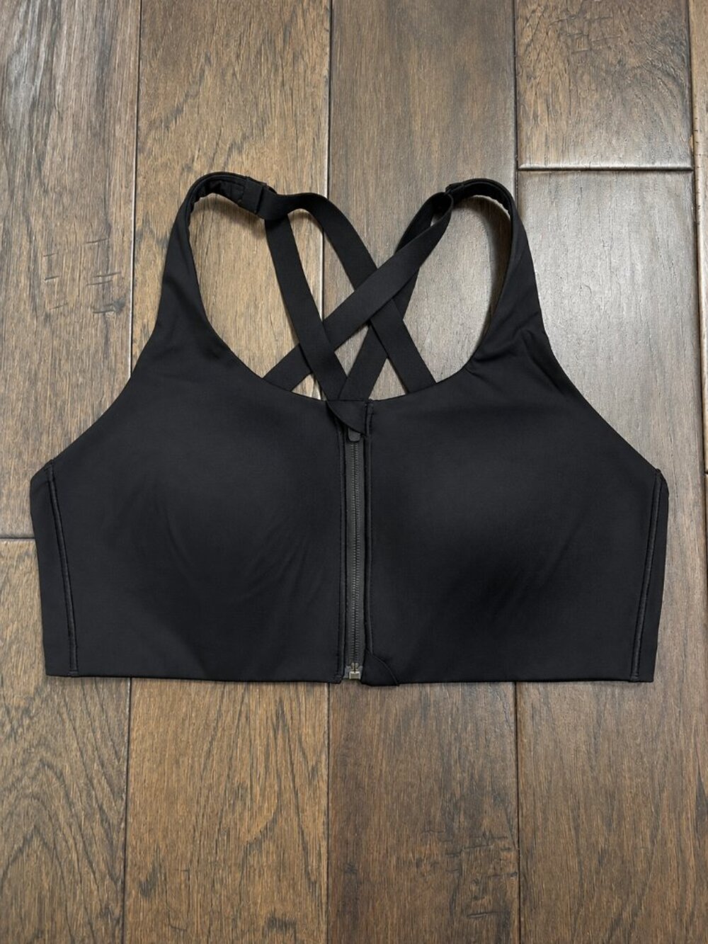 NEW Lululemon Energy Zip-Front Bra *High-Support, B–G Cups Black